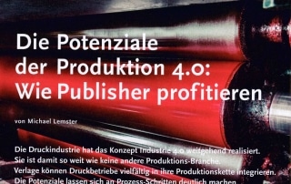 Potentiale der Produktion 4.0: Wie Publisher profitieren